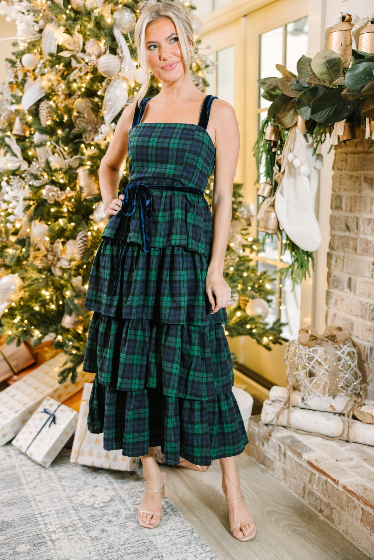 All For You Green Plaid Midi Dress Shop the Mint All For You Green Plaid Midi Dress Shop the Mint