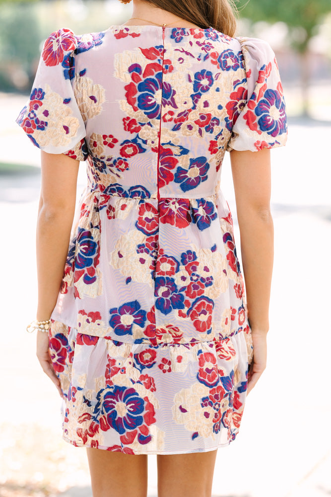 All The Good Royal Blue Floral Babydoll Dress – Shop the Mint