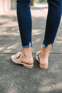 Make You Happy Taupe Brown Flats