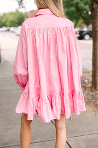 Positive Perceptions Pink Babydoll Dress