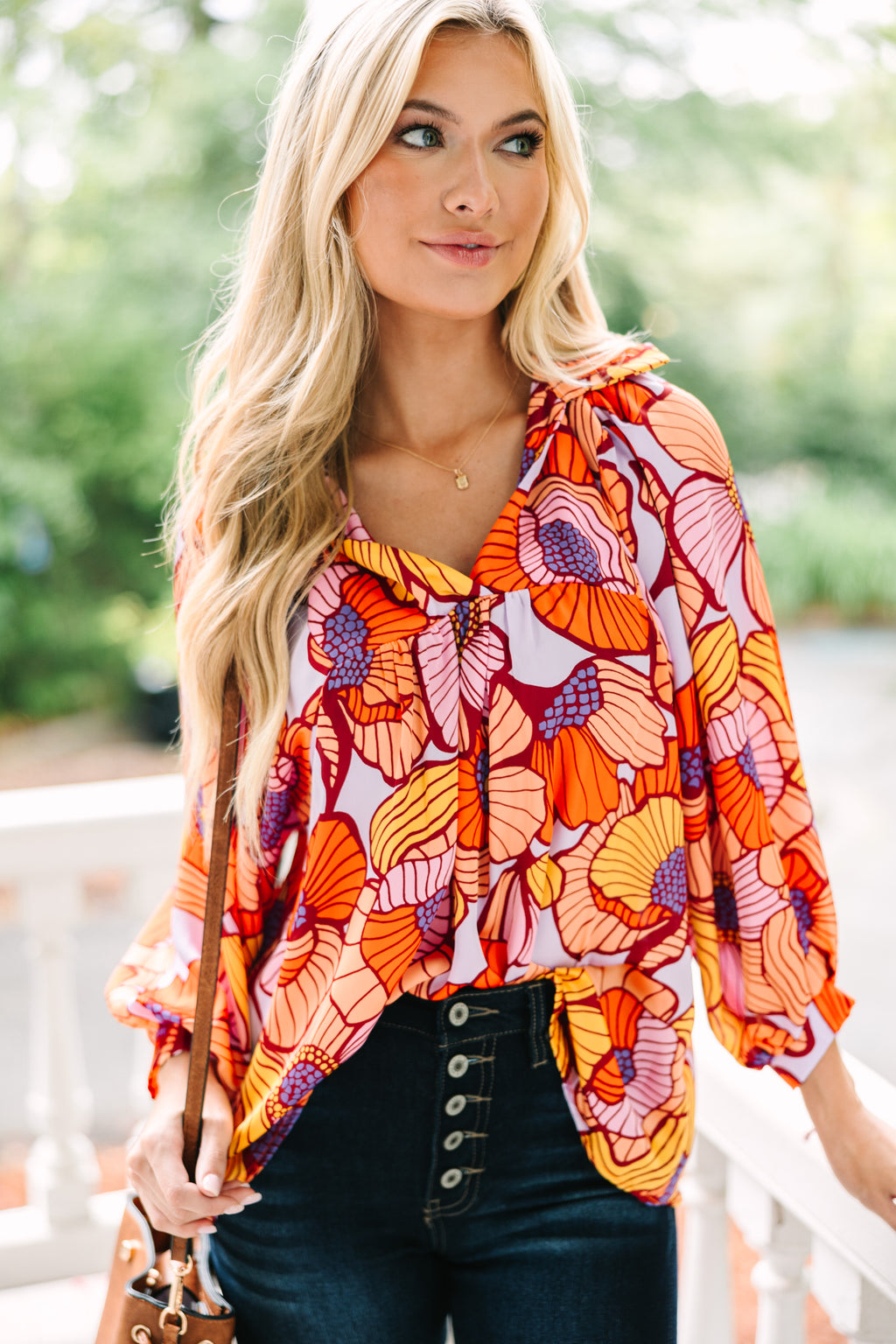 Better Be Bold Purple Floral Blouse – Shop the Mint
