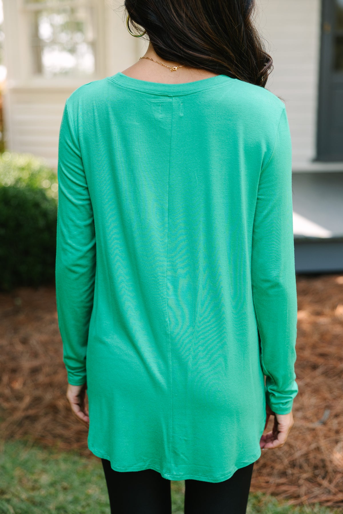 Won't Let You Down Kelly Green Classic Top – Shop the Mint