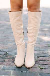 Always Be Near Taupe Brown Boots