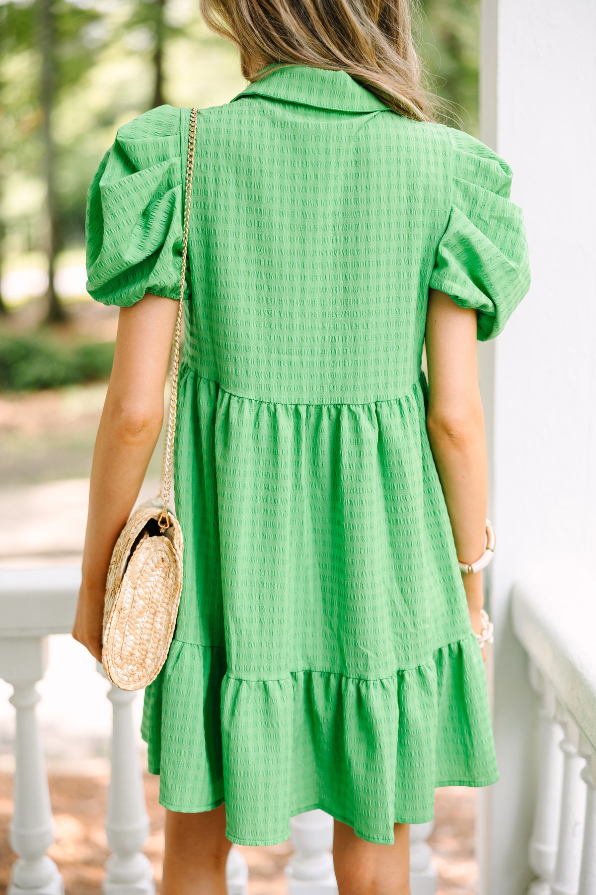 Something To See Green Babydoll Dress Shop the Mint