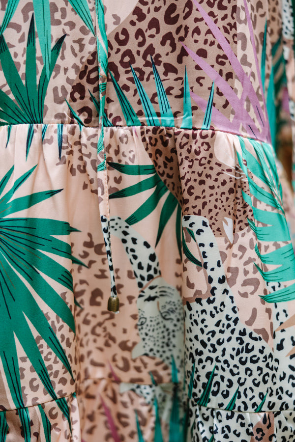 Wild Wonders Tan Tropical Leopard Print Dress Shop the Mint Wild Wonders Tan Tropical Leopard Print Dress Shop the Mint