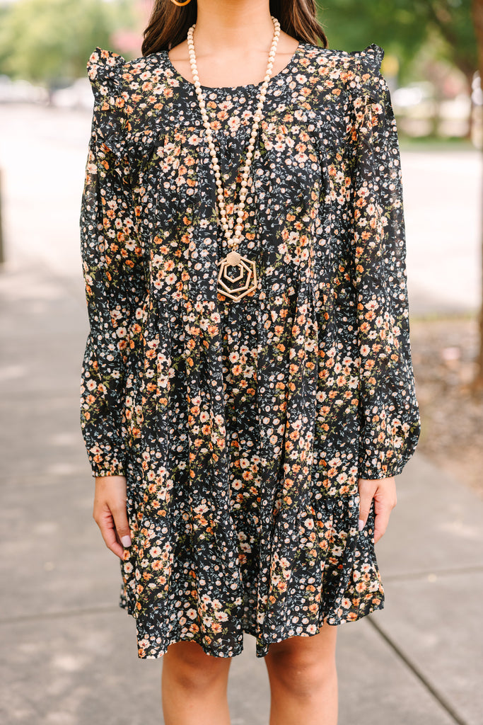 All Love Black Ditsy Floral Dress – Shop the Mint