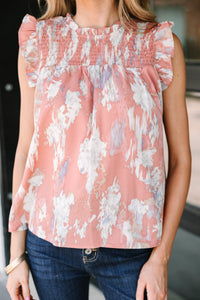 Join In Pink Abstract Blouse