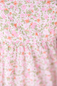 Girls: Make Your Day Pink Ditsy Floral Dress