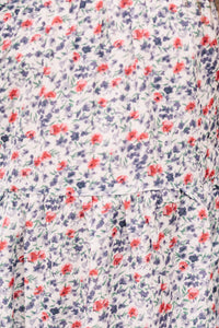 Girls: Help You Out Ivory White Ditsy Floral Dress