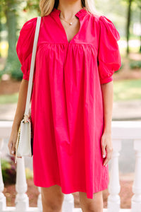 Sugarlips: Best Of You Fuchsia Pink Babydoll Dress