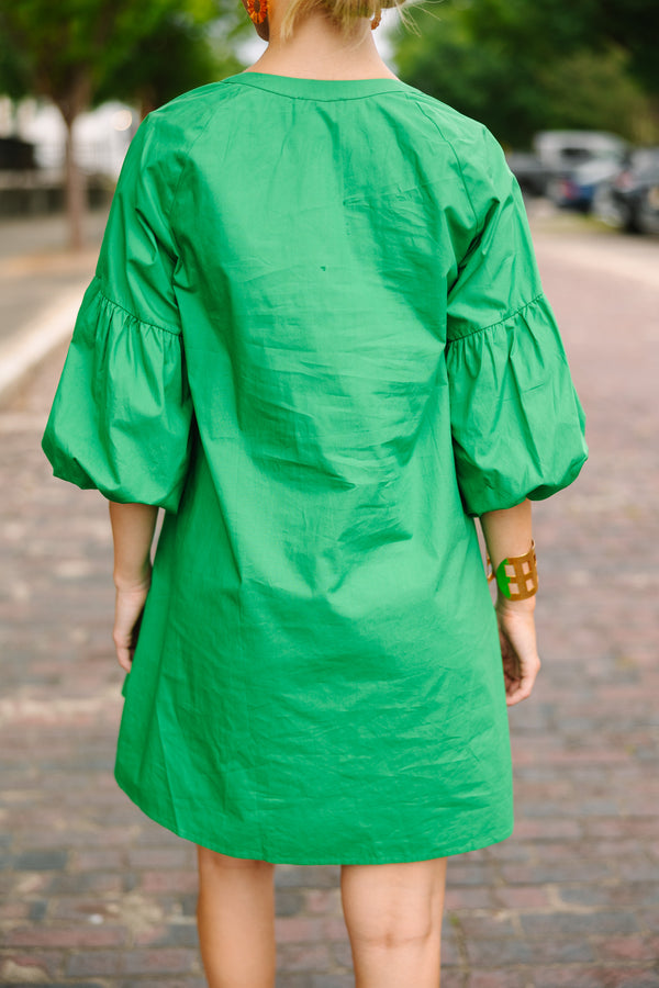 Sugarlips: I Like The Way Kelly Green Bubble Sleeve Dress Shop the Mint Sugarlips: I Like The Way Kelly Green Bubble Sleeve Dress Shop the Mint