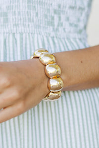 Inner Circle Gold Beaded Bracelet
