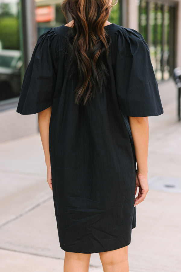 Pep In Your Step Black Shift Dress Shop the Mint Pep In Your Step Black Shift Dress Shop the Mint