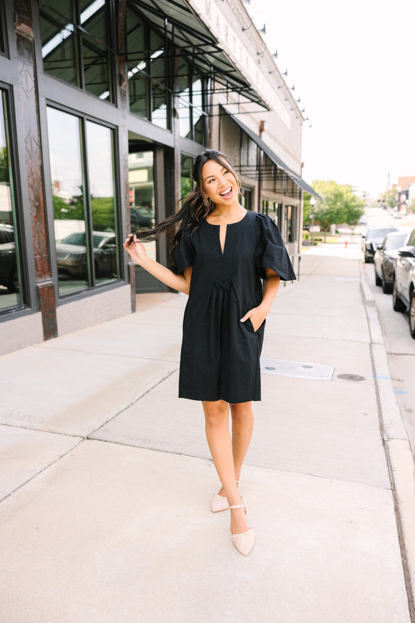 Pep In Your Step Black Shift Dress Shop the Mint Pep In Your Step Black Shift Dress Shop the Mint