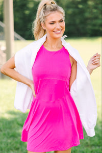 The Works Hot Pink Tennis Dress