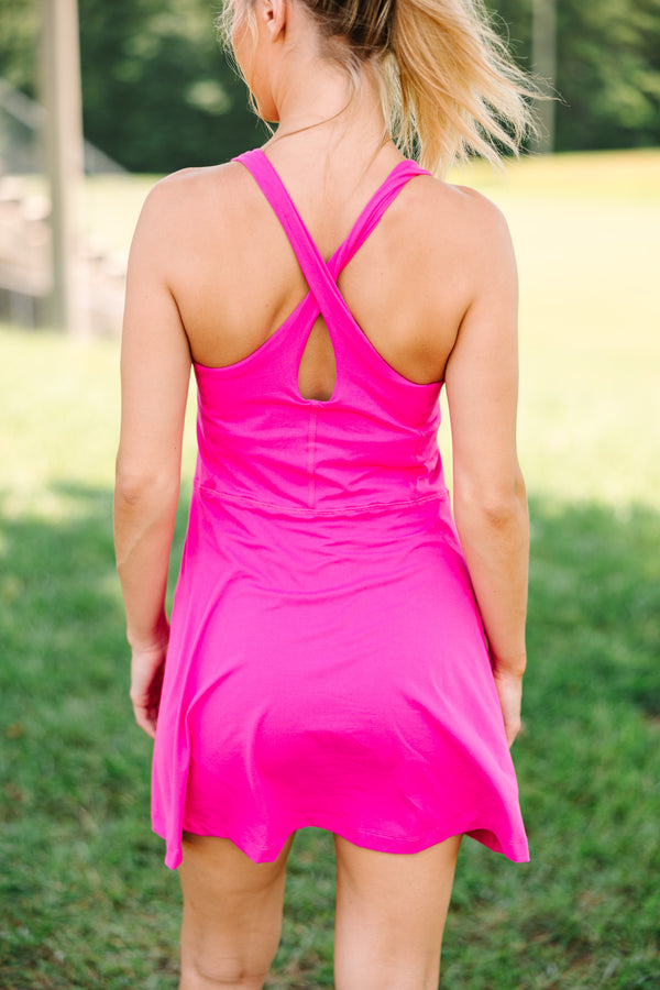 The Works Hot Pink Tennis Dress Shop the Mint The Works Hot Pink Tennis Dress Shop the Mint