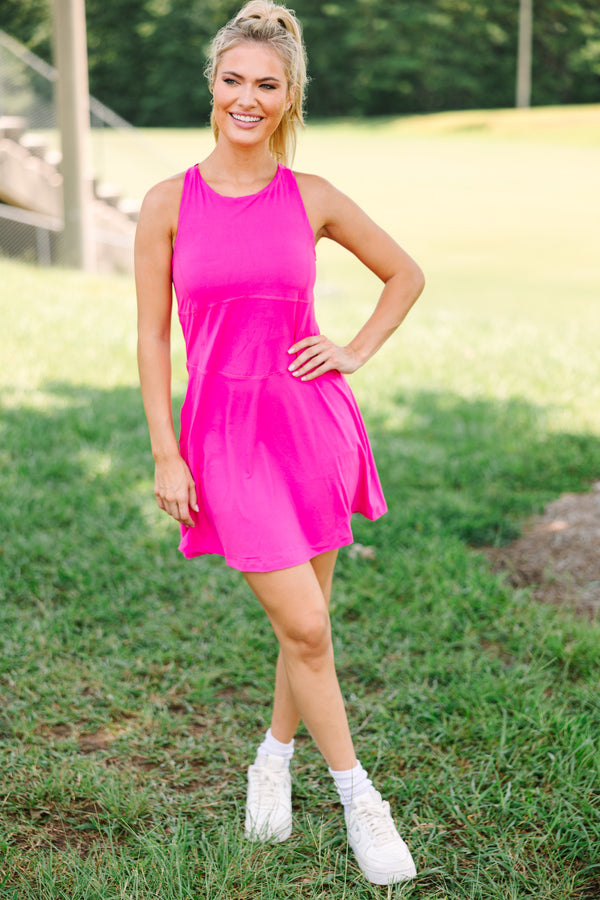 The Works Hot Pink Tennis Dress – Shop the Mint