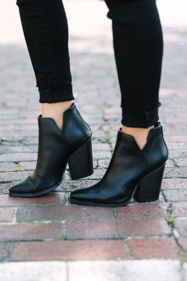 Can't Stop You Black Booties