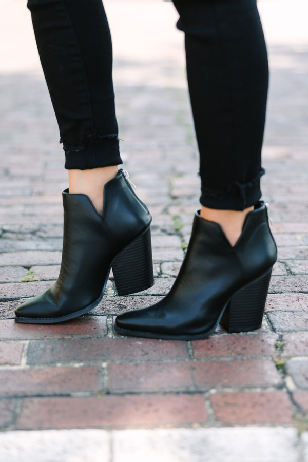 black dress booties Can't Stop You Black Booties, 9 - The Mint Julep Boutique