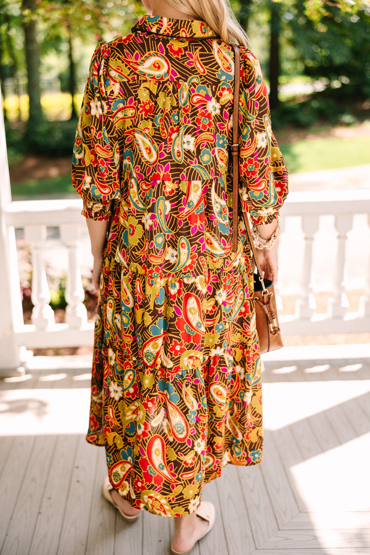 Change Your Mind Mocha Brown Paisley Midi Dress Shop the Mint Change Your Mind Mocha Brown Paisley Midi Dress Shop the Mint