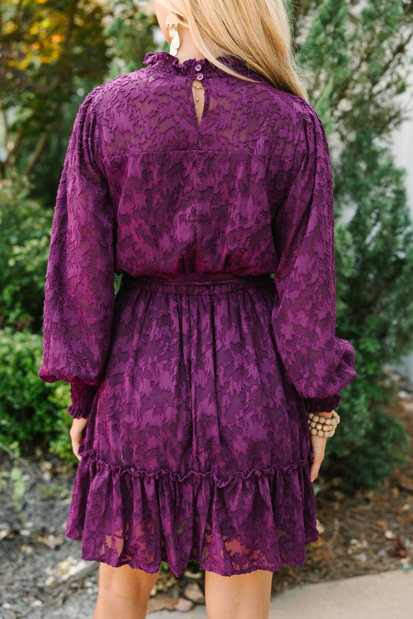 eggplant lace dress All You Have Eggplant Purple Lace Dress Shop the Mint