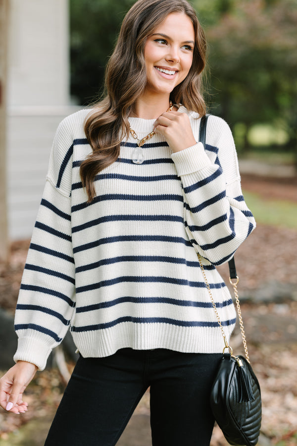 neutral sweaters, striped sweaters, boutique sweaters