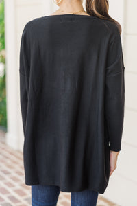 Loving My Life Black Pocket Tunic