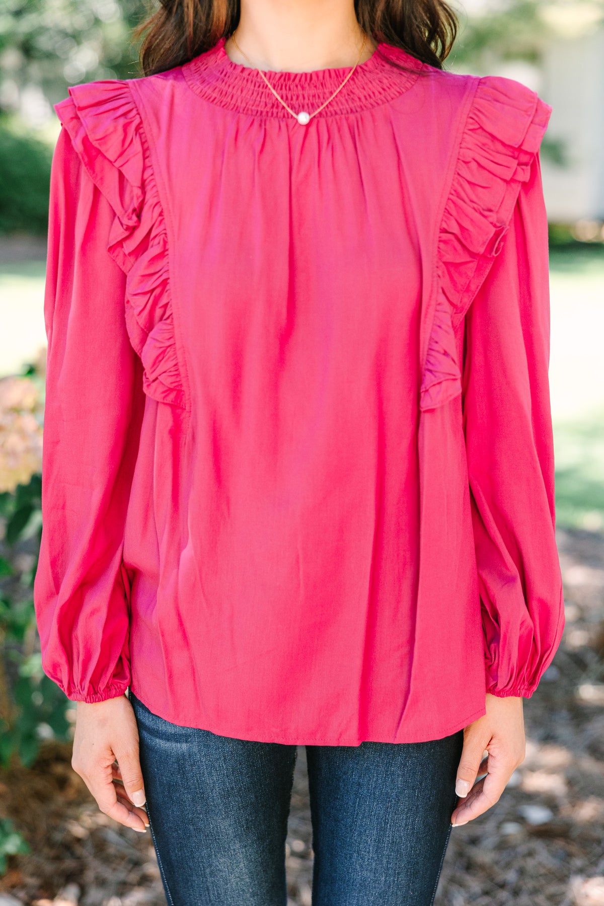 Now's The Time Magenta Pink Blouse – Shop the Mint