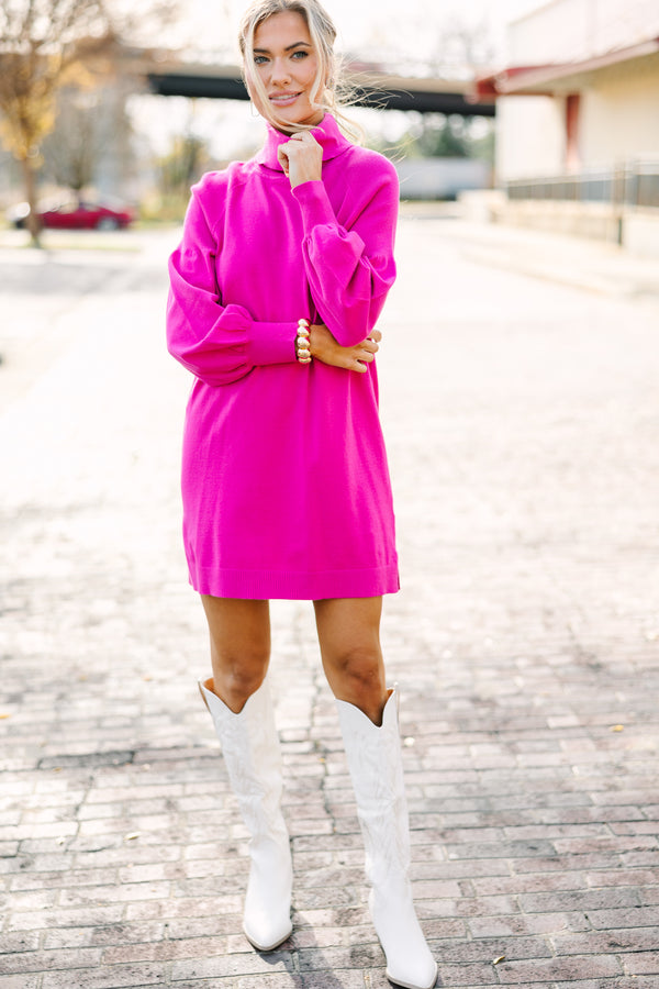 Wherever You Go Pink Turtleneck Sweater Dress Shop the Mint Wherever You Go Pink Turtleneck Sweater Dress Shop the Mint