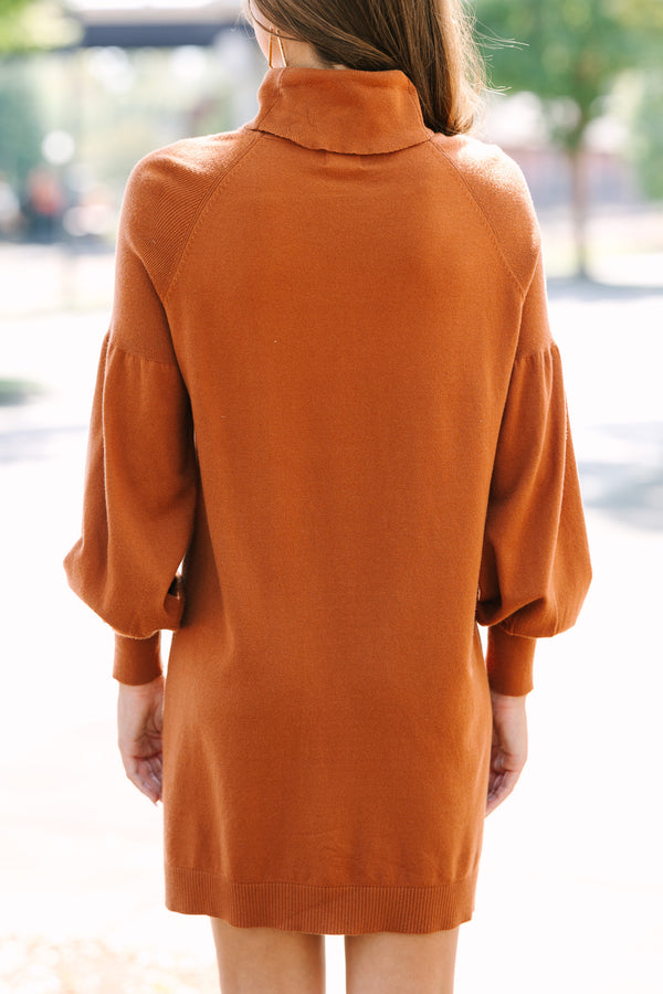 Wherever You Go Brown Turtleneck Sweater Dress – Shop the Mint Wherever You Go Brown Turtleneck Sweater Dress – Shop the Mint