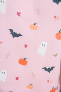 Girls: Staying In Halloween Long Sleeve Pajama Set