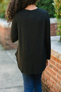 Girls: Won't Let You Down Black Classic Top