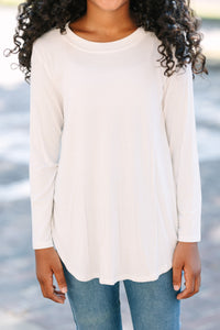 Girls: Won't Let You Down White Classic Top