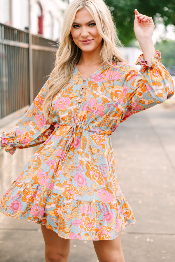It's About Time Sage Green Floral Dress Shop the Mint It's About Time Sage Green Floral Dress Shop the Mint