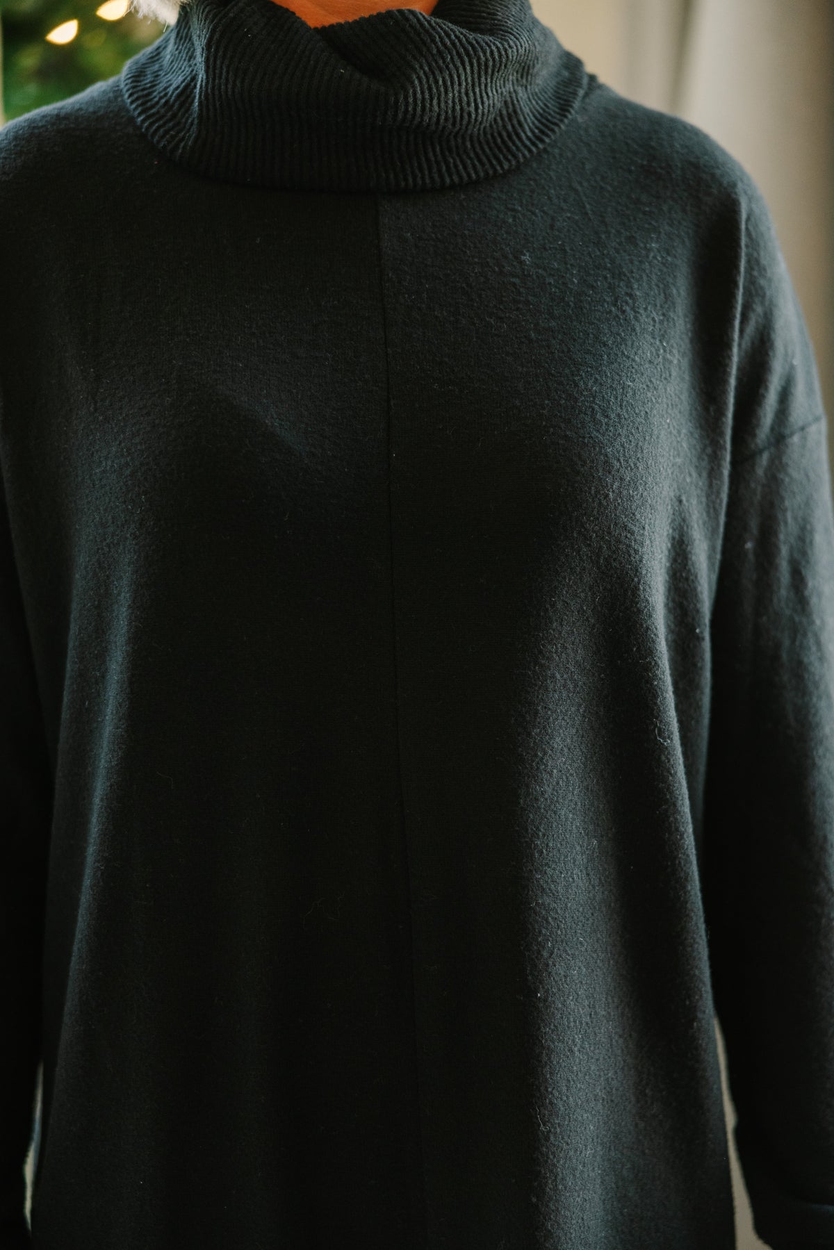 cowl neck sweater dress black Black Mini Sweater Dress - Cowl Neck Sweater Dress - Knit Dress