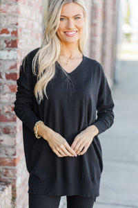 Get To Know You Black Tunic