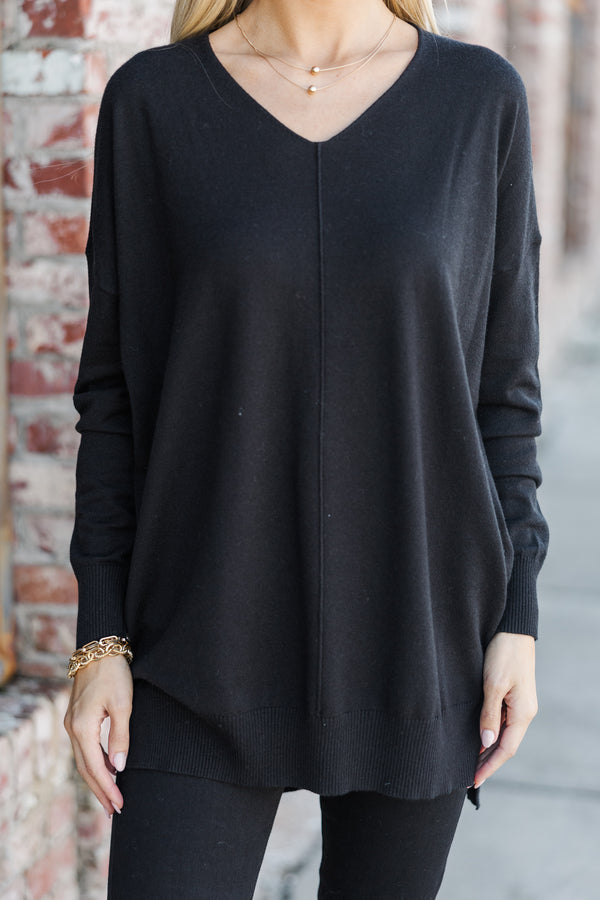 Get To Know You Black Tunic