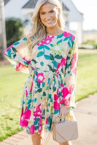 Stay Close Sage Green Floral Dress – Shop the Mint