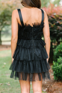 Doing The Most Black Tulle Dress