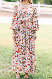 All You Love Ivory White Floral Maxi Dress
