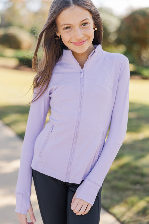 Girls: On Your Terms Lavender Purple Jacket