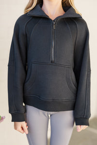 Girls: Always Direct Black Pullover