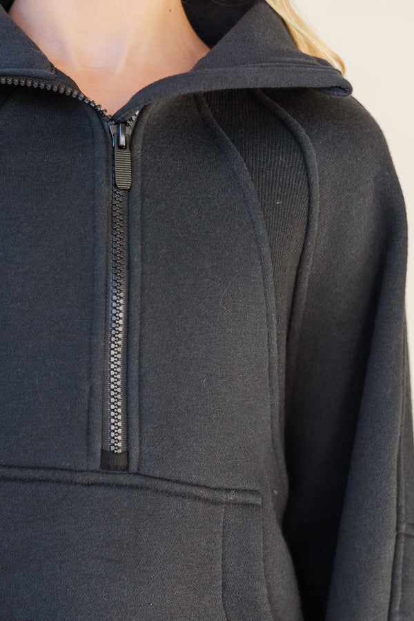 Girls: Always Direct Black Pullover