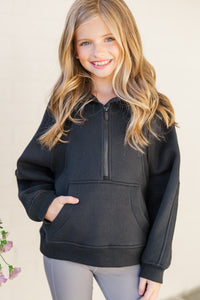 Girls: Always Direct Black Pullover