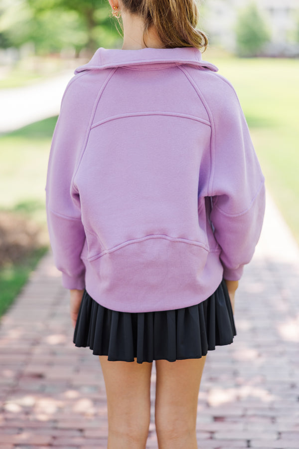 Girls: Always Direct Lavender Purple Pullover