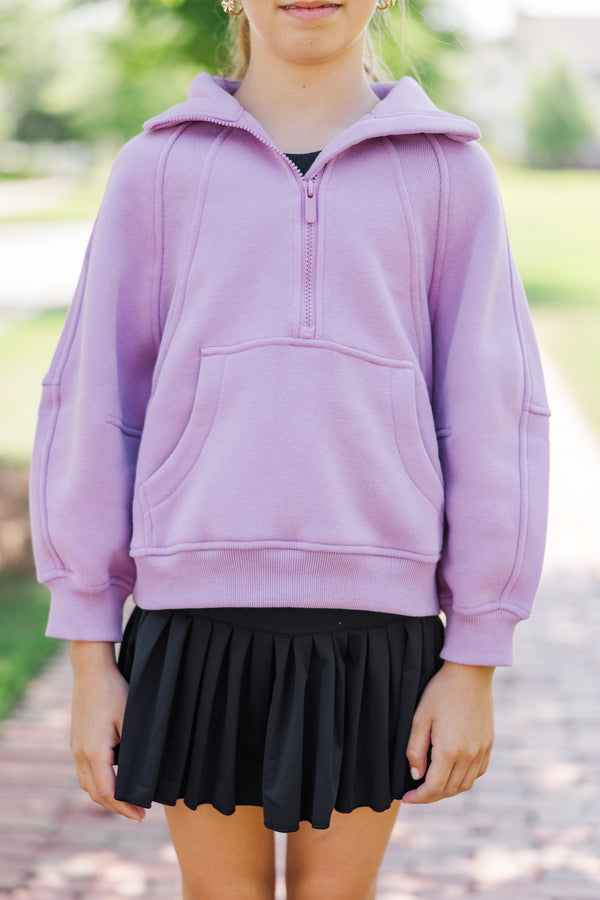 Girls: Always Direct Lavender Purple Pullover