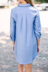 Girls: Soon To Be Light Wash Chambray Dress