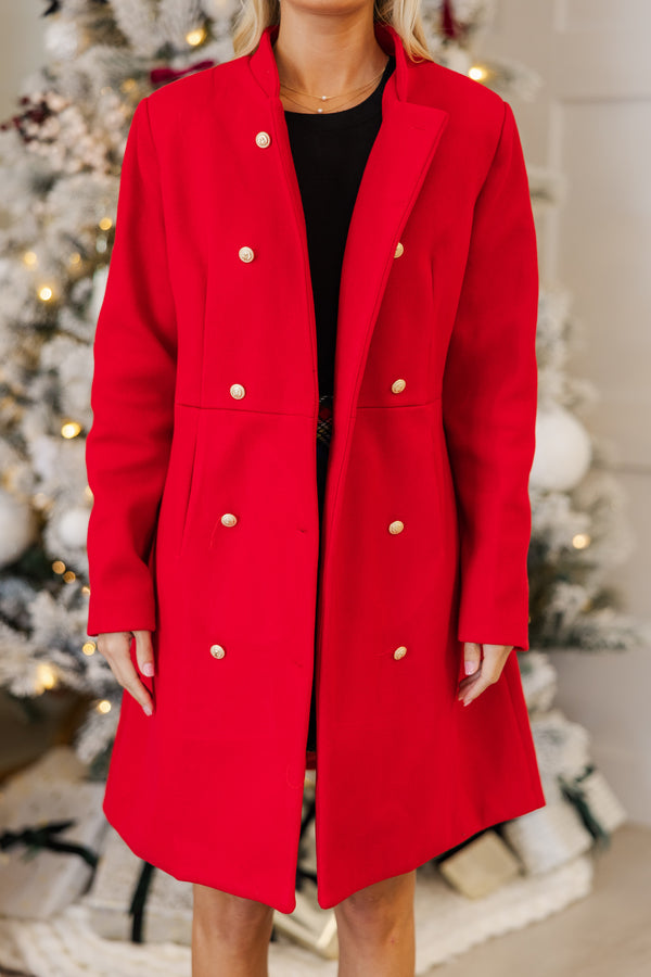 City Streets Red Coat