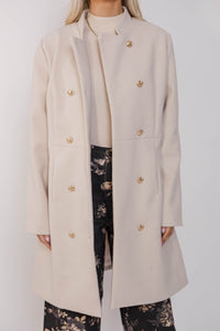 City Streets Oatmeal Brown Coat