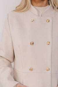 City Streets Oatmeal Brown Coat